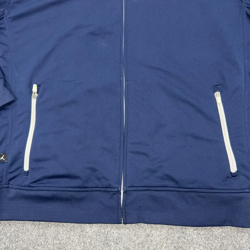 Potomac State Jacket Mens XL Blue College Basketball Jordan Full Zip Warm Up